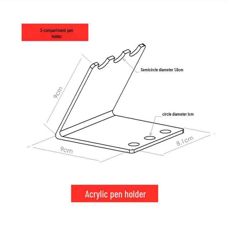 Acrylic Pen Tray Holder for Fountain Pens - New Display & Storage Solution