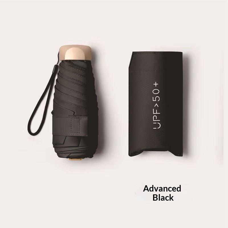 Mini Pocket Foldable Umbrella UPF 50+ UV Protection Waterproof Windproof Parasol for All Weather Use