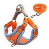 Reflective Vest-Style Dog Harness & Leash for Small Breeds