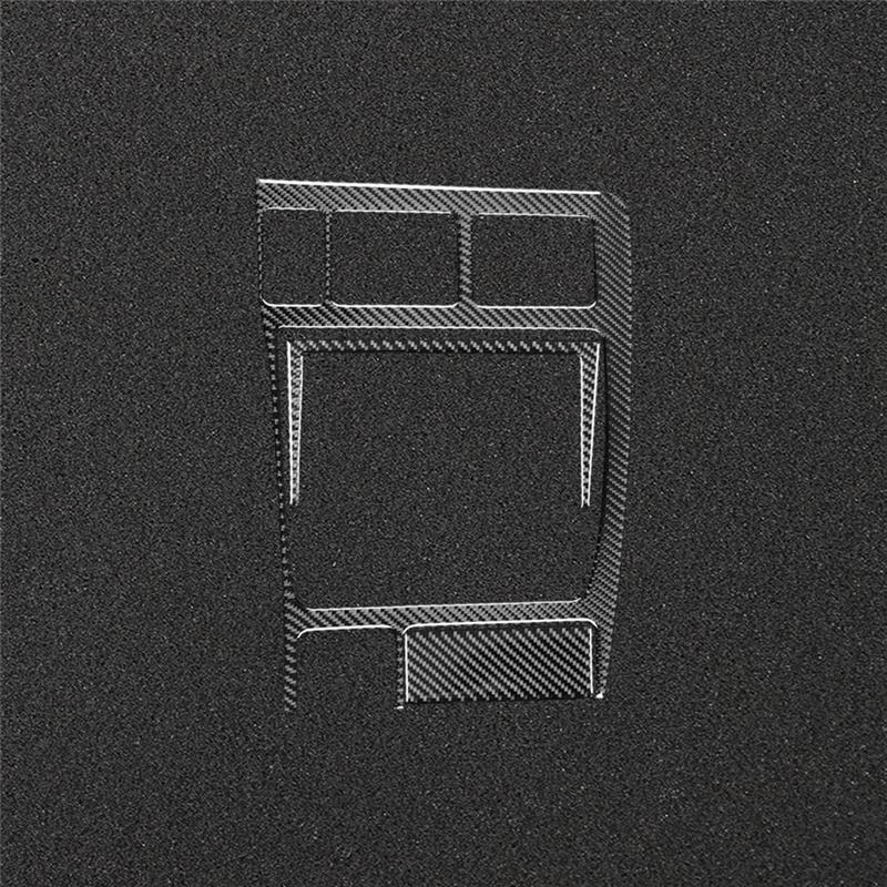 A03E-Real Carbon Fiber For Toyota Tacoma 2001-2004 Center Console Radio CD AC Panel Cover Trim Sticker Interior Accessories Carbon fiber