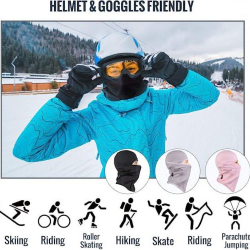 Unisex Winter Ski Mask Face Neck Gaiter Windproof Thermal Balaclava Cycling Hiking Outdoor Sports