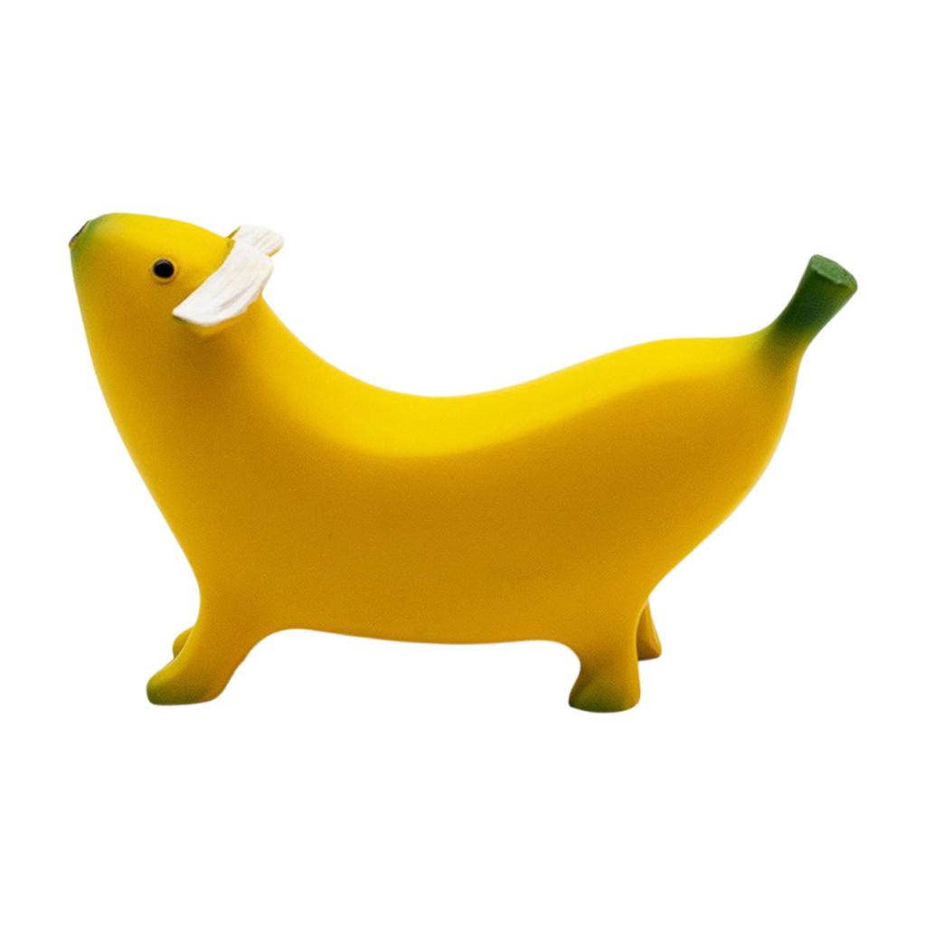 Banana Dog Funny Decor | Creative Resin Dog Figurines Decor,Dog Doll Ornament For Garden Backyard Flowerbed Home
