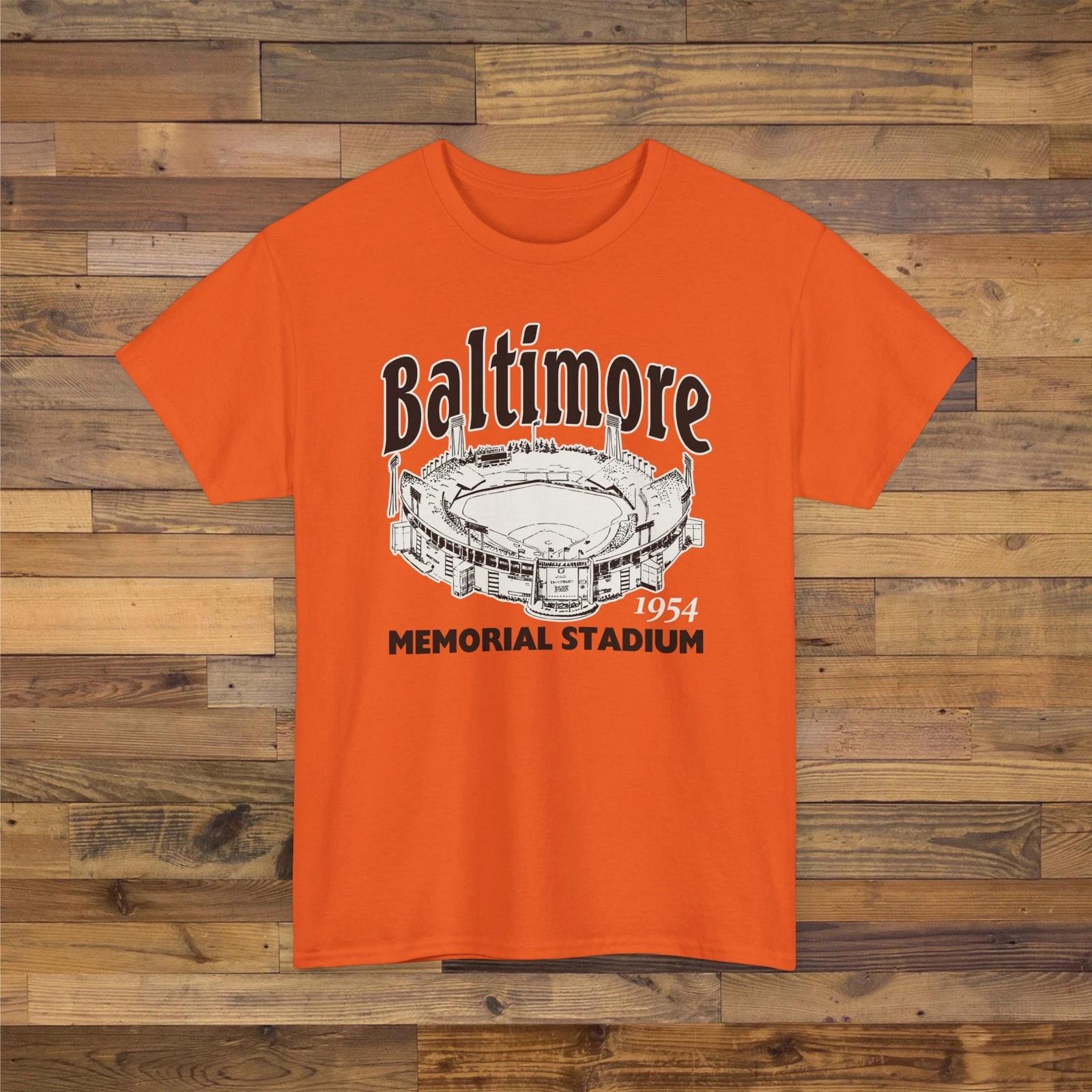 Memorial Stadium 1954 Ballpark T shirt - Baltimore Orioles Baseball S