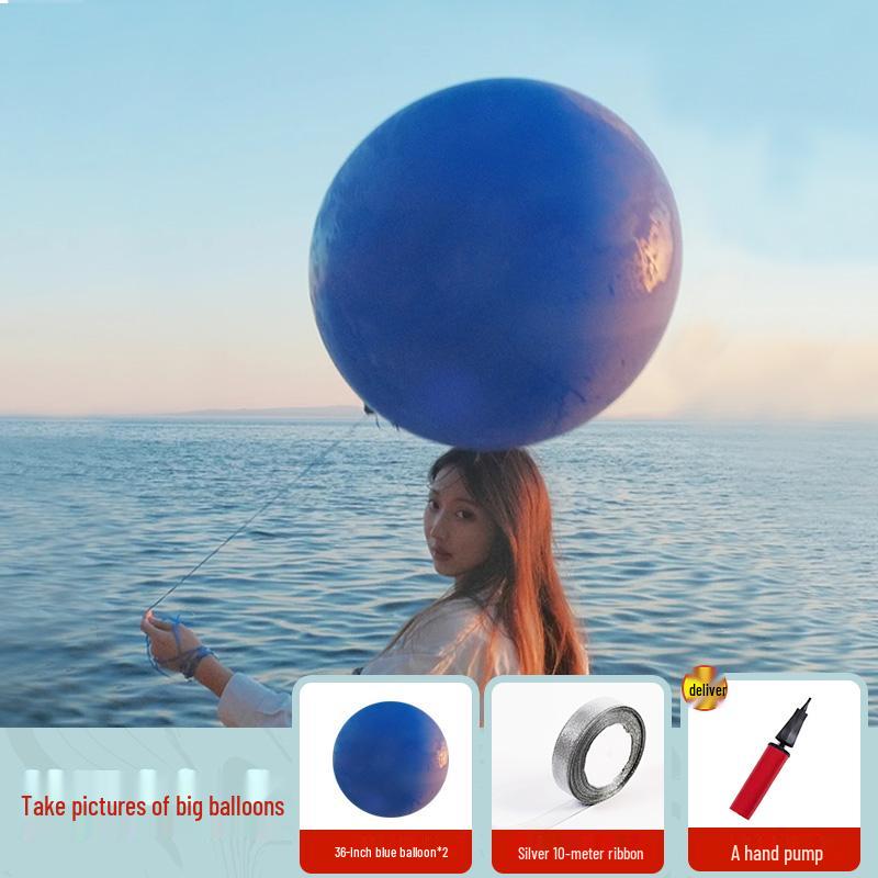 Beach Travel Balloon Photo Props for Team Building and Outdoor Shoots