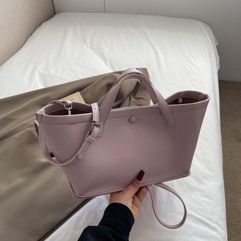 

Премиальная сумка женская 2025 весна и лето новая трендовая модная на плечо универсальная сумка-мессенджер сумка-ведро фиолетовый