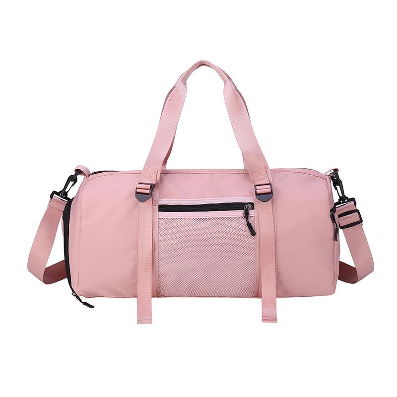 Large Capacity Travel Bag Dry Wet Separation Sports Gym Bag Yoga Bag Strap Shoe Compartment Can Be Used To Cover The Luggage Bag