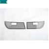 Stainless Steel Black Titanium Triangle Speaker Covers for BAIC ARCFOX Alpha T1 Interior Modification