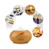 300ML Wood Grain Essential Oil Diffusers Ultrasonic Humidifier Portable Aromatherapy Diffuser with 7 Colors LED Light Air Purifiers