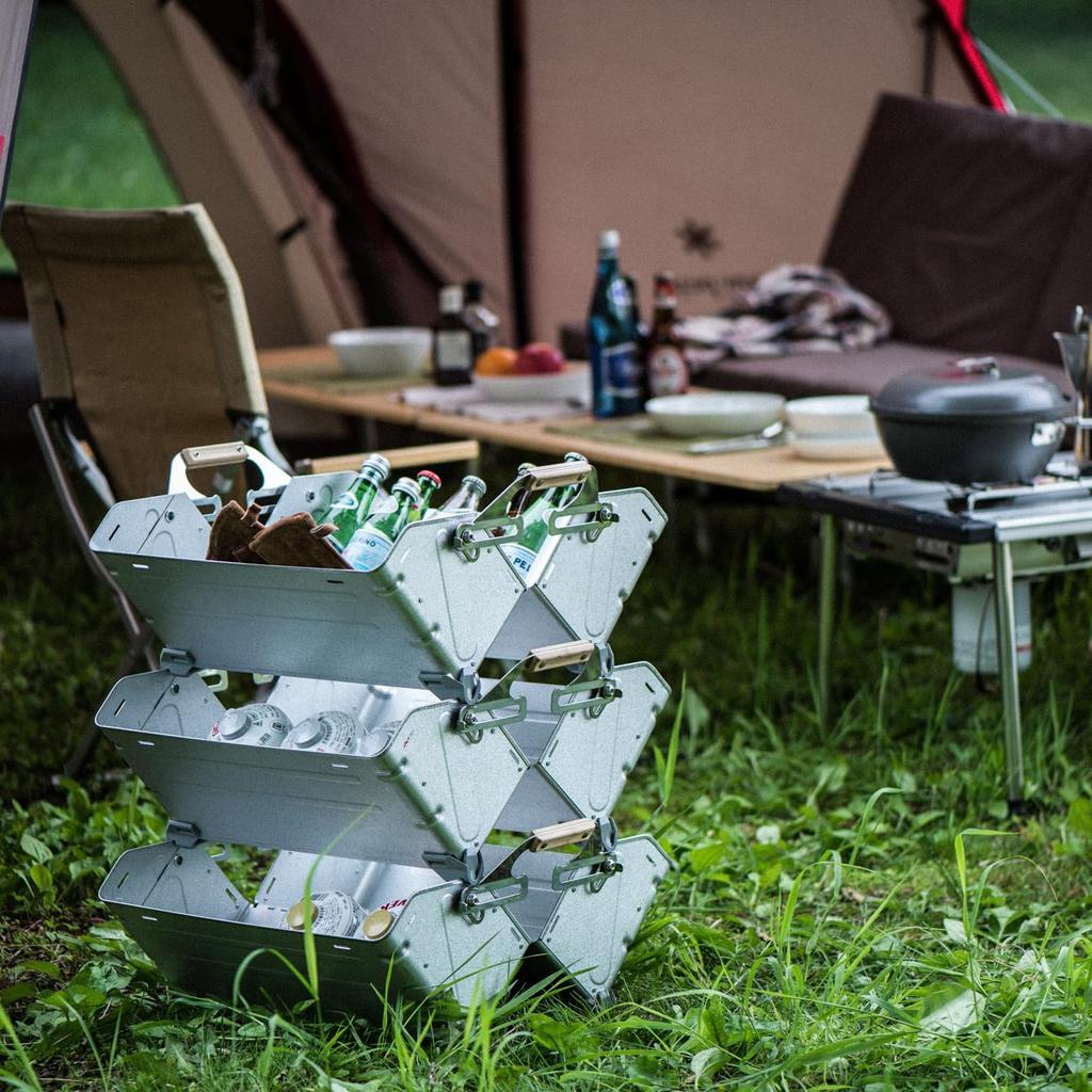 Snow Peak Furniture Shelf Container 25 Container Shellcon Gear Container Outdoor Camping UG-025G