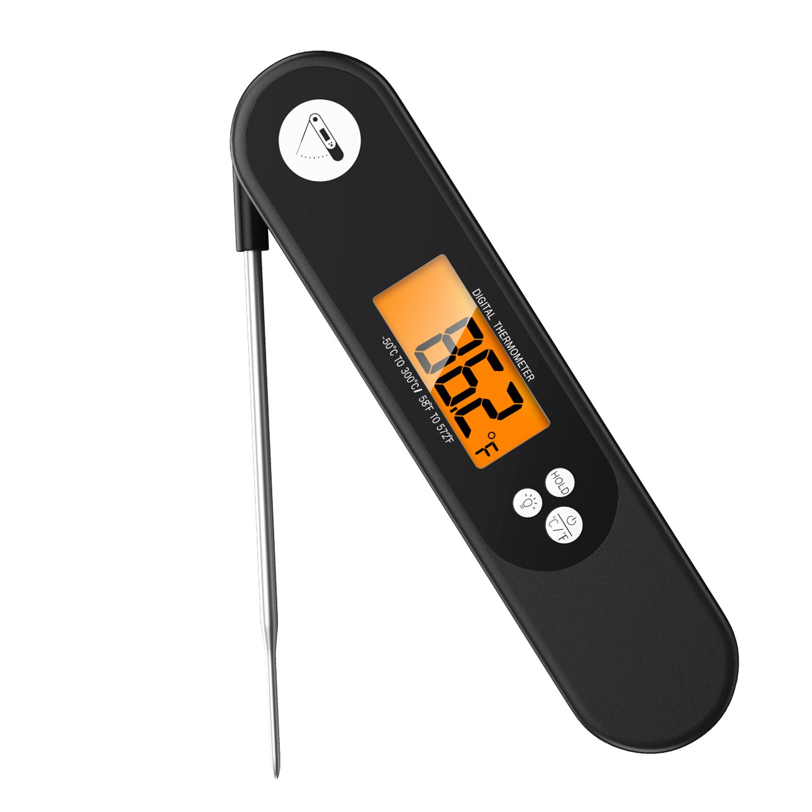 

Цифровой термометр для еды, барбекю, кухонный термометр для мяса, воды, молока, приготовления пищи, зонд, водонепроницаемый термометр