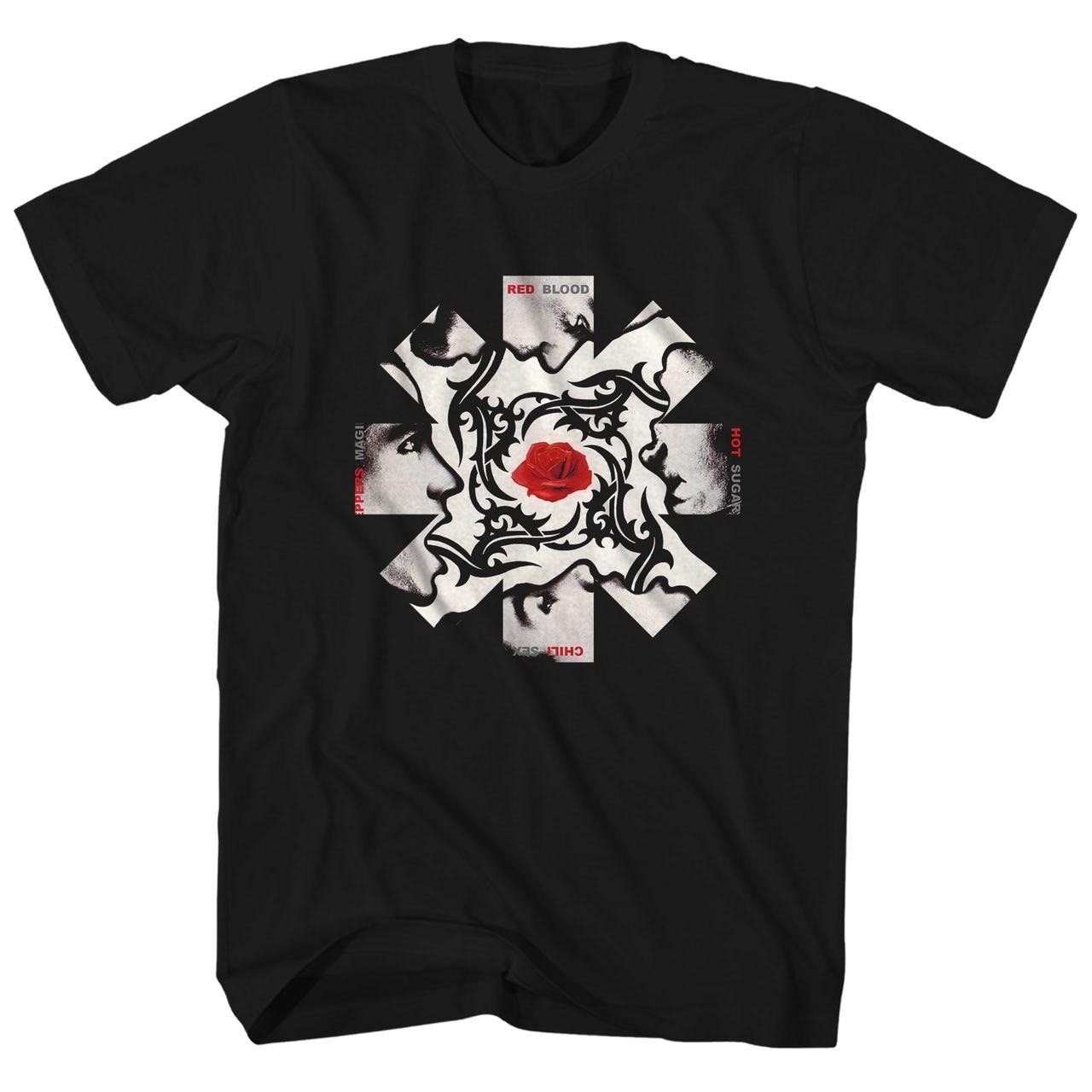 Red Hot Chili Peppers Blood Sugar Sex & Magik Mens T Shirt Music Classic Black XXL