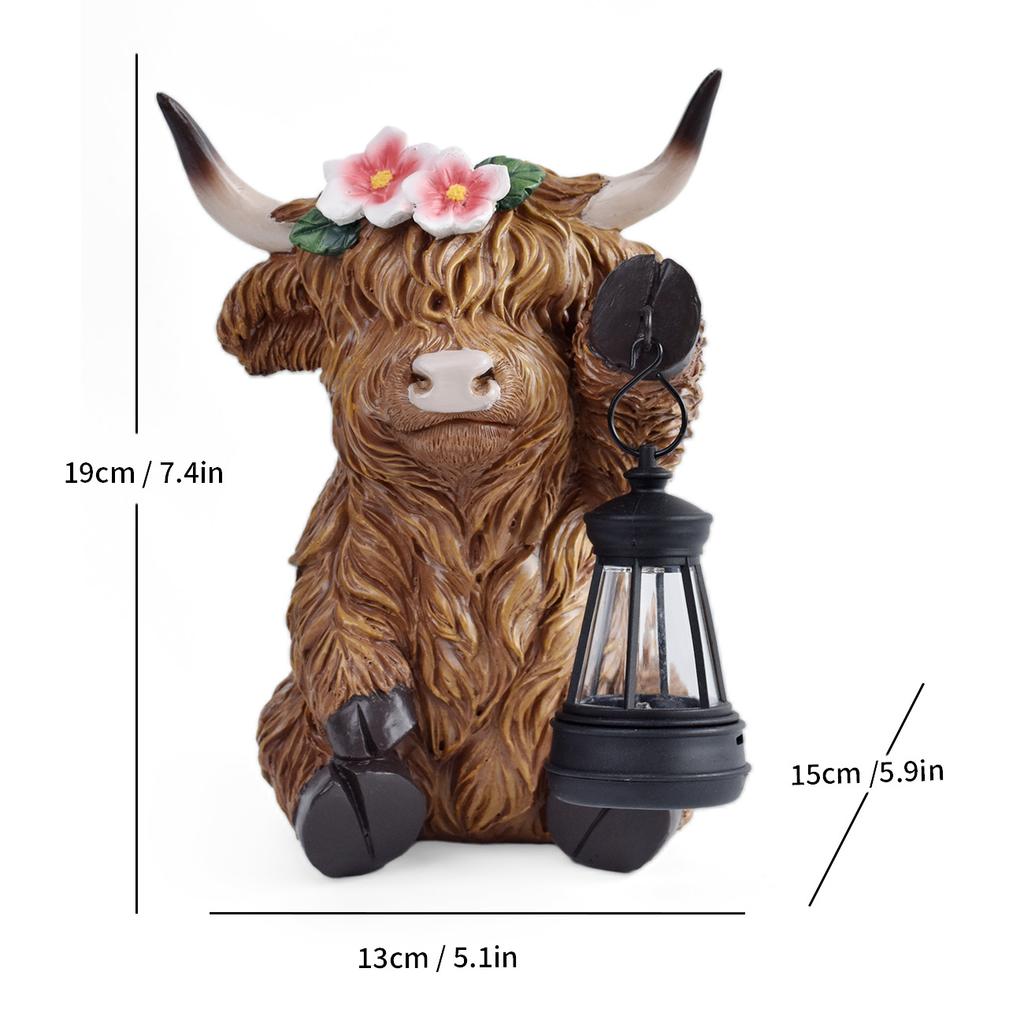 JYL TS/120,Flocked Elf Solar Garden Night Light American Figurine for Villa Outdoor Garden Resin Craft