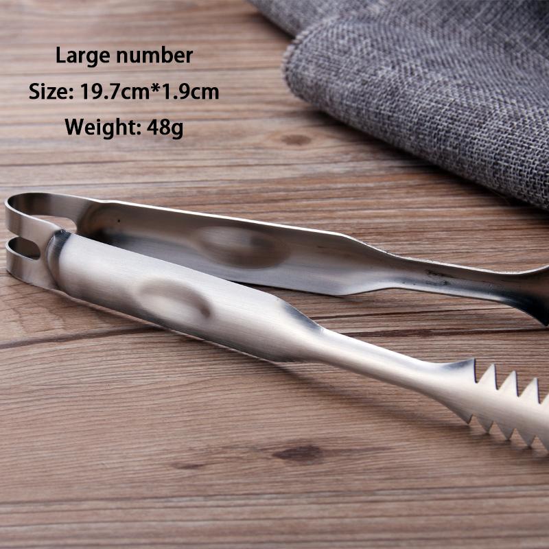 

HANYANG Зажим для льда из нержавеющей стали Зажим для еды Зажим для еды Квадратный зажим для сахара Зажим для ведра для льда Маленький зажим Large size