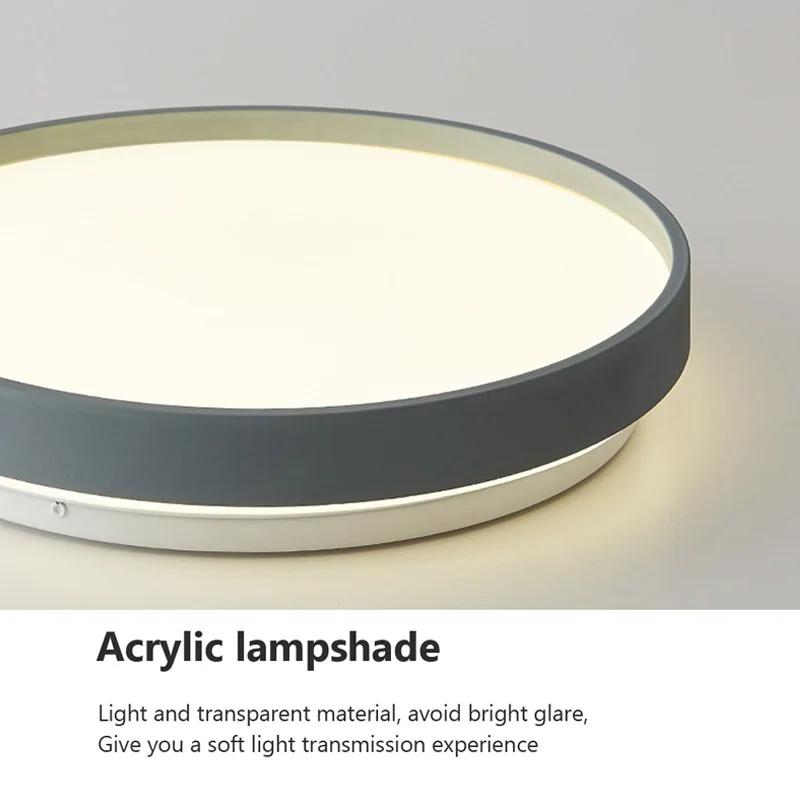 Nordische Runde Deckenleuchte für Schlafzimmer Wohnzimmer Küche Flur Gang Balkon Deckenleuchte Heimdekoration Beleuchtungskörper