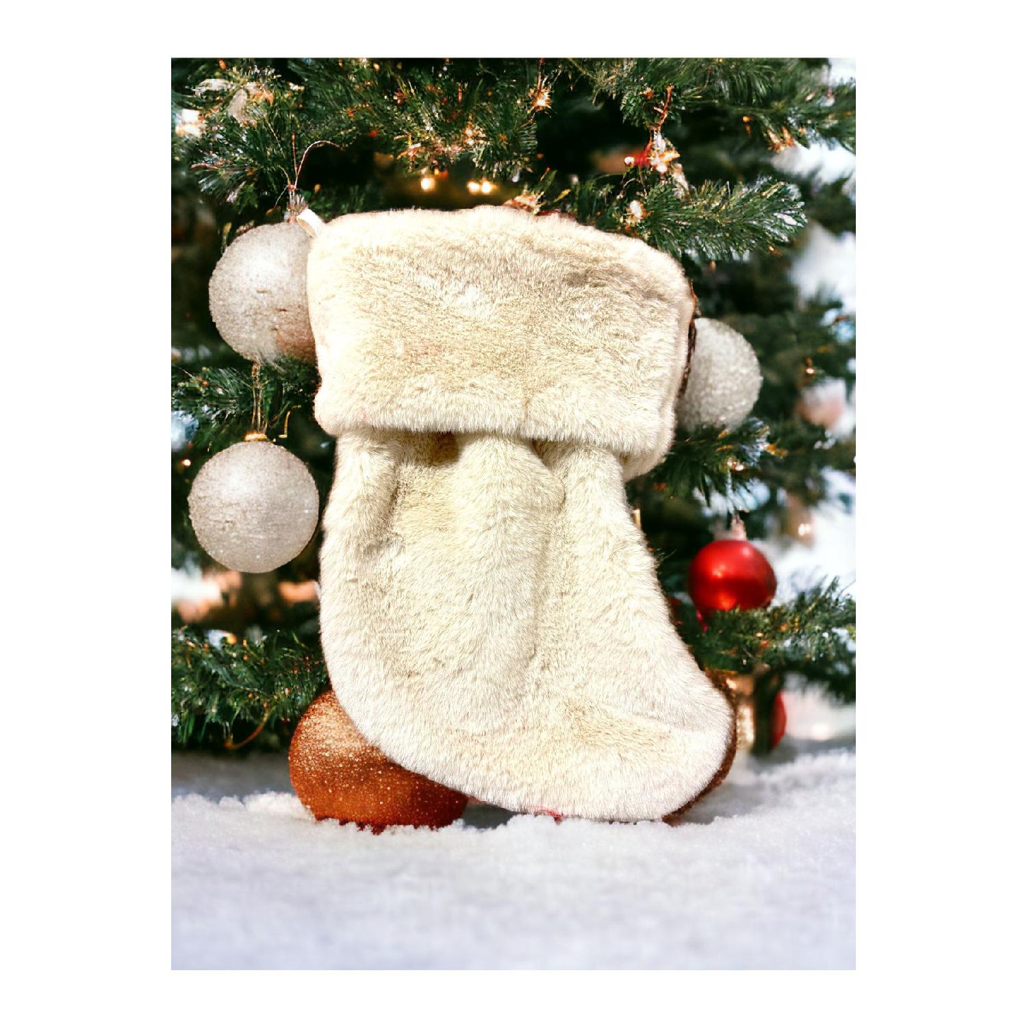 

Plush 1st Class New Year Sea Sand Fireplace Tree Sock Ornament 35 Cm Tüm Yaşlar белый
