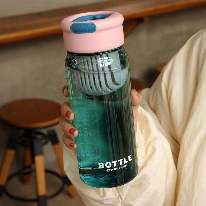 Japanese Simple Anti-drop Scale Water Cups Men and Women Portable Car Plastic Student Water Cups