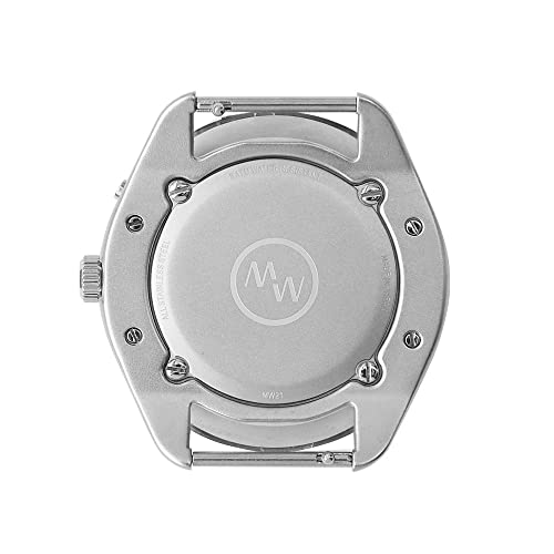 MASTER WORKS Quattro 004 MW21SN-ACNVG8 Men's Watch, Made In Japan, Quartz Movement, 40mm, Leather Strap, Moon Phase, Navy Blue