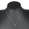 TIFFANY&Co. Small cross Necklace Pt950Platinum 3.93g Women Used