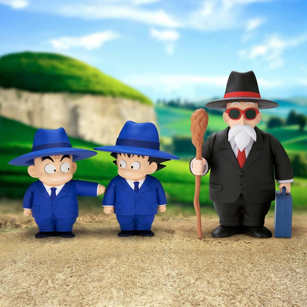Dragon Ball Master Roshi 22cm Figure (Suit Style) Size Approx.