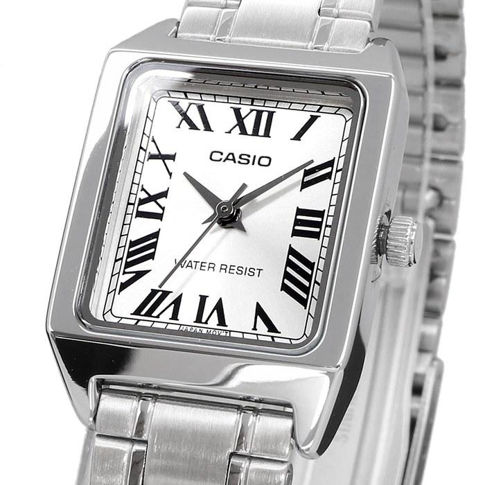 CASIO Standard LTP-V007D-7B Silber Damen-Quarz-Uhr