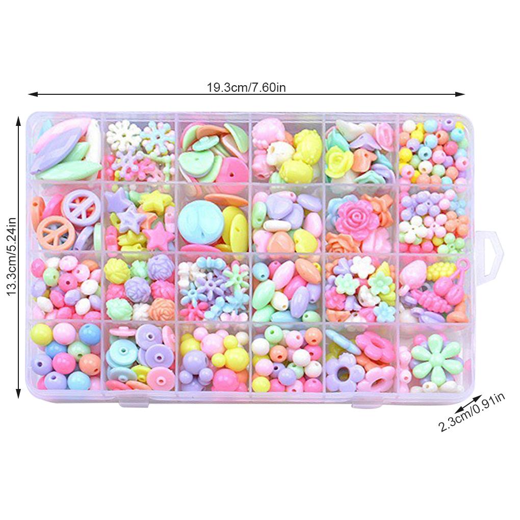 Toddlers DIY Jewelry Beads Toys Kids Necklace Bracelet Beading Christmas Birthday Holiday Preschool Party Toy Gadgets