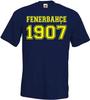 Youth Designz Fenerbahce Istanbul Maglietta da Uomo Stampa Logo Calcio Sport Turchia