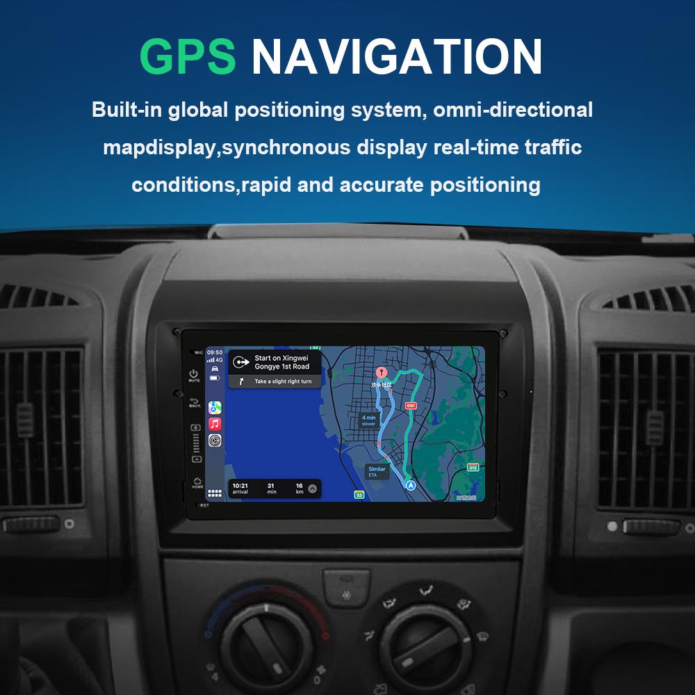 Android Car Radio Multimedia Video Player 7 Inch for Fiat Ducato 2006 - 2016 DSP Stereo GPS Bluetooth HD Touch Screen Carplay