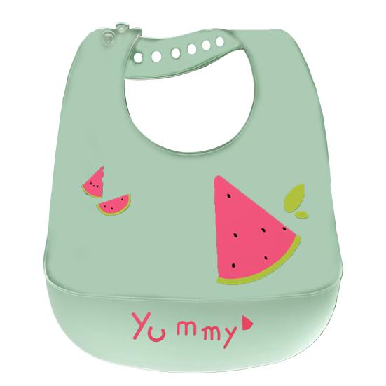 

Baby Saliva Wipe High Temperature Resistance Tear-resistant Cartoon Pictures Adjustable Buckle рожевий червоний колір