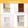 Wooden Dollhouse Miniature Display Cabinet With Four Drawers For Collectors And Craft Enthusiasts
