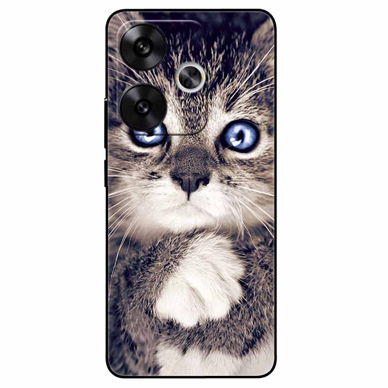 For Xiaomi Poco F6 Cases Soft Silicone Protective Fashion TPU Phone Back Covers For Xiaomi Poco F6 Pro/ Redmi Turbo 3 TPU Cases