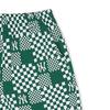 MLB Checkered New York Yankees Comfortable Stylish Three-Quarter Casual Shorts Unisex Shorts Army-Green 3ASPECE33-50GNM