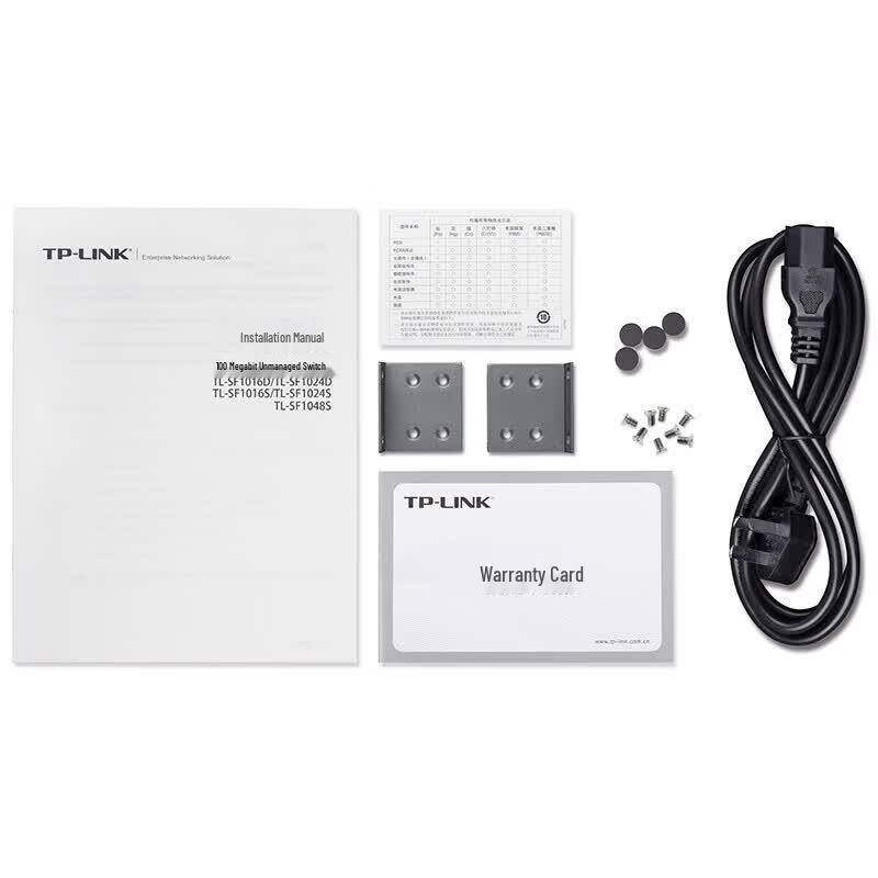 TP-LINK TL-SF1024S 24-Port 100M Ethernet Switch CN plug (adapter included)