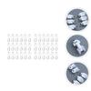 100Pcs  Track Curtain Pulley With Hooks I-shaped Window Coverings Pulley Curtain Window Coverings Runners Wheel Accessories