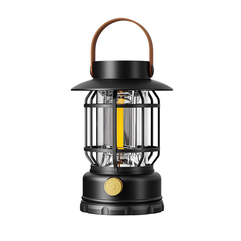 Solar-Powered Multi-Function Camping Lantern | Portable Outdoor Tent & Road Light, Kerosene Lamp-Style