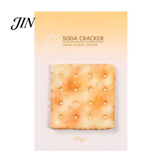 Fun Office Supplies Stick Note Pads, Funny Toast Bread Cookie Cheese Design Cute Notepad, 30 No Residue Notes Sheets/Pad Self Memo Pad for Home