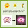 Glow-In-The-Dark Toilet Sticker Lotus Wall Sticker Self-Adhesive Removable Sticker Bathroom Decal Car Sticker Home Decor
