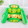 New Creative Pea Pod Plush Toy Funny Dutch Bean Doll Birthday Gift Girl Doll
