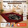 Dark Satanic Black Metal Art Patterned Rug Allseason Carpet For Entryway Home Party Decor Gift For Friends