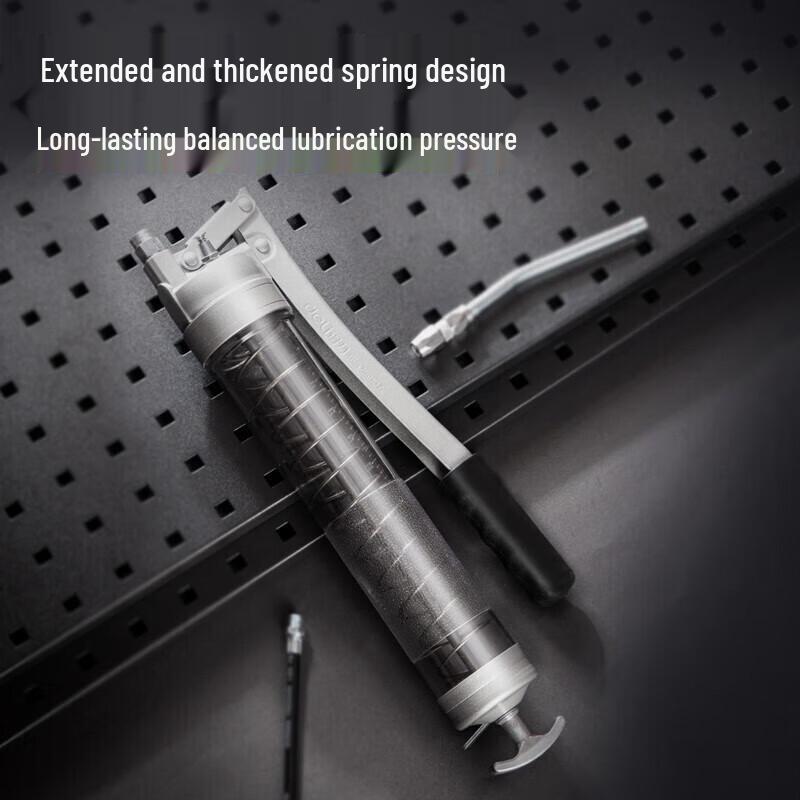 Deli Manual Grease Gun with Transparent Tube