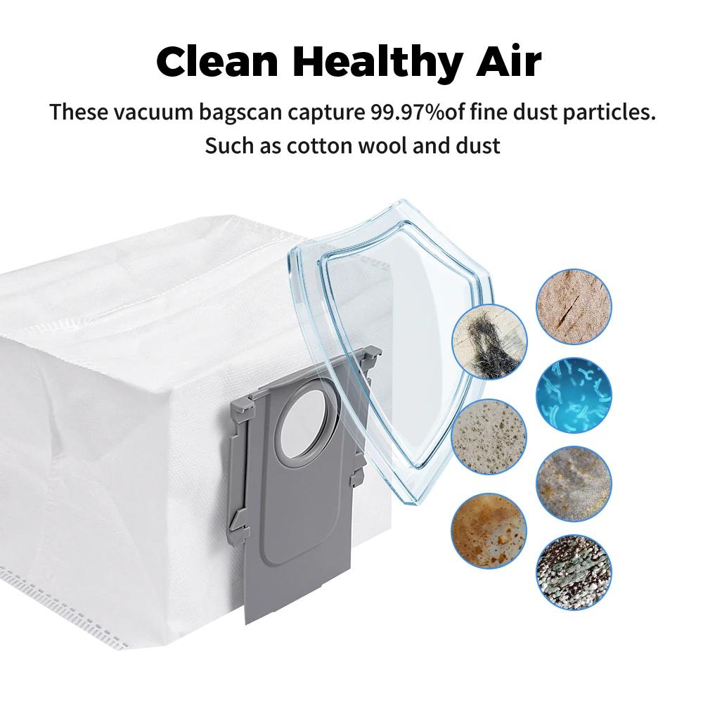 Mop Cloths Filters Main Side Brush Dust Bags Parts Fit For Roborock G11S Pro/S7 Pro Ultra/S7 Maxv Ultra/S7 MaxV/S7 MaxV Plus