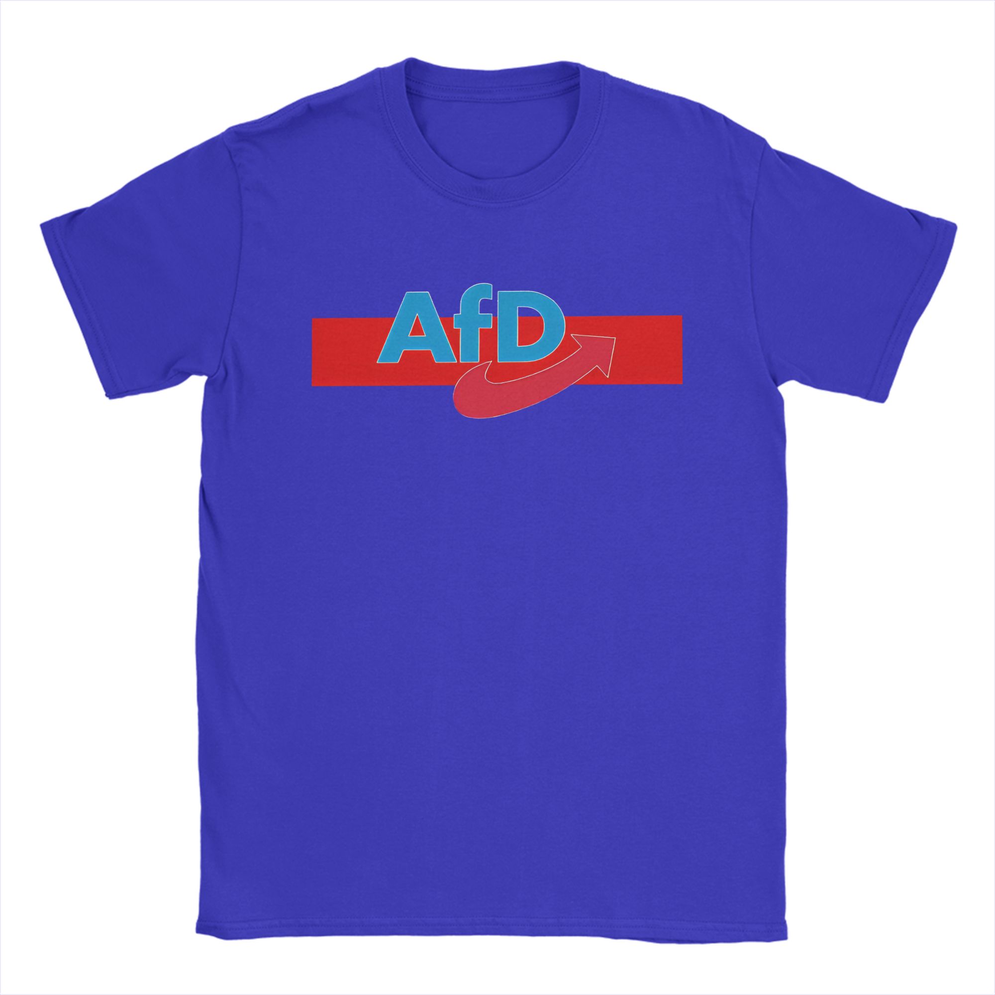 

Crazy Alternative Afd Germany TShirt for Men Round Neck Pure Cotton T Shirts AFD German Logo Short Sleeve Tee Shirt Clothing S