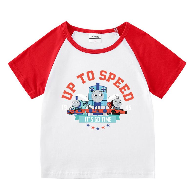 Новая детская одежда «Томас и друзья», футболка, детская летняя ...