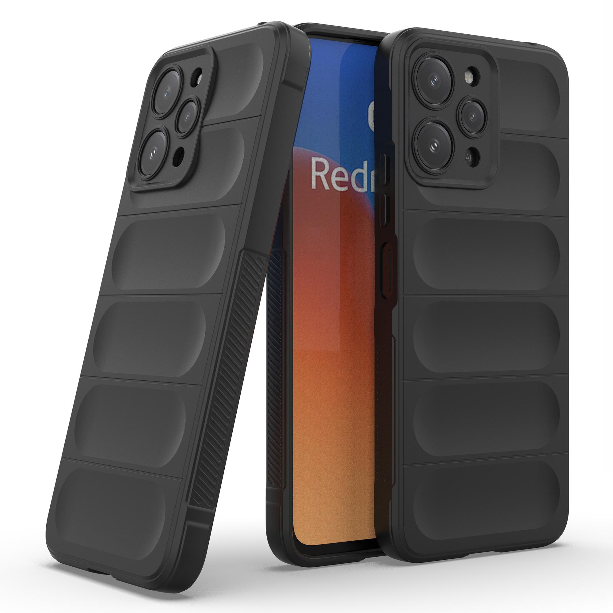 

TPU Phone Case for Xiaomi Redmi 12 4G,Rugged Back Dropproof Cover Light Purple