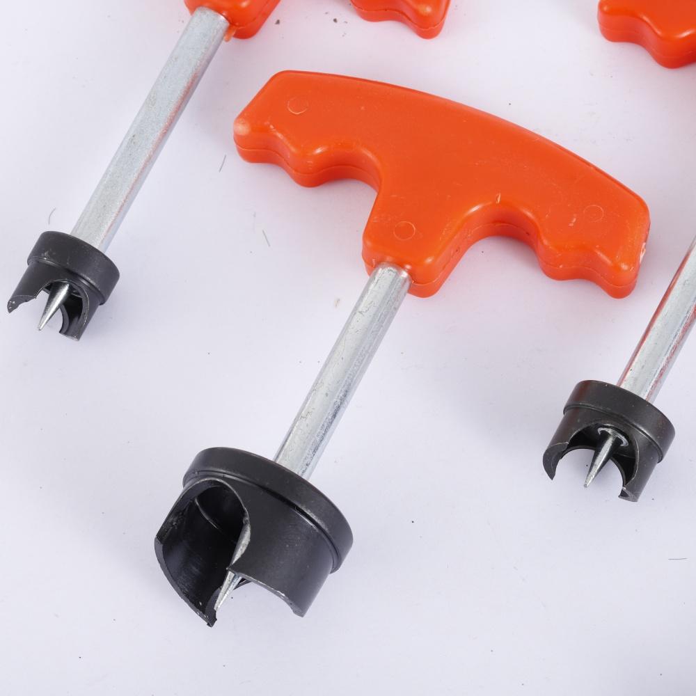 Water Pipe Hole Puncher 15mm/16mm/20mm/32mm Garden Lawn Irrigation Bypass Valve Connector Hole Punch Tool Manual Drill Bit