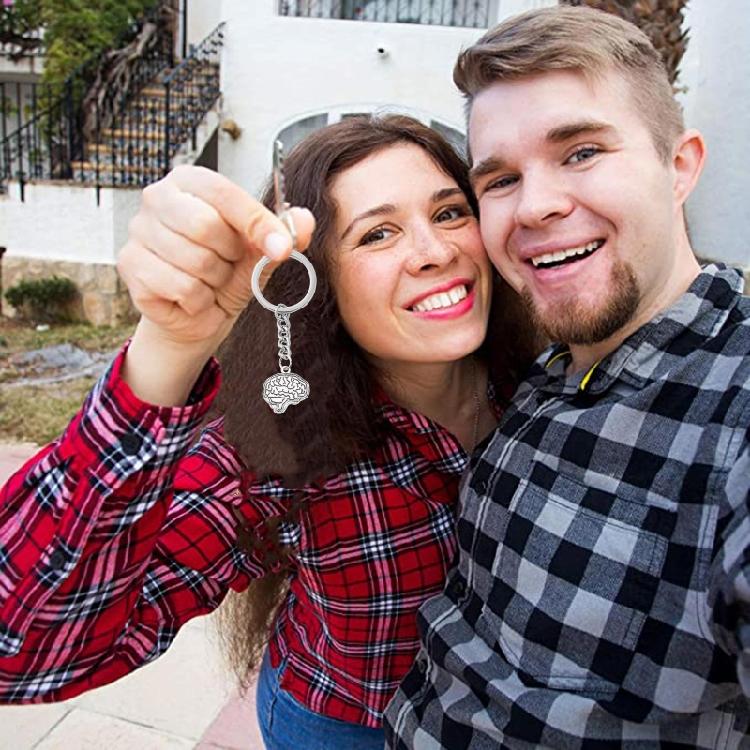 for Key Holder Psychologist Body Parts for Key Ring for Creative Charm Keyring H