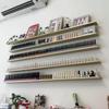 Étagère Murale pour Salon de Manucure: Étagère de Rangement et d'Exposition Décorative pour Cosmétiques et Vernis à Ongles