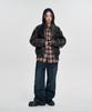 Easy No Easy Washed Synthetic Leather Jacket - Brown