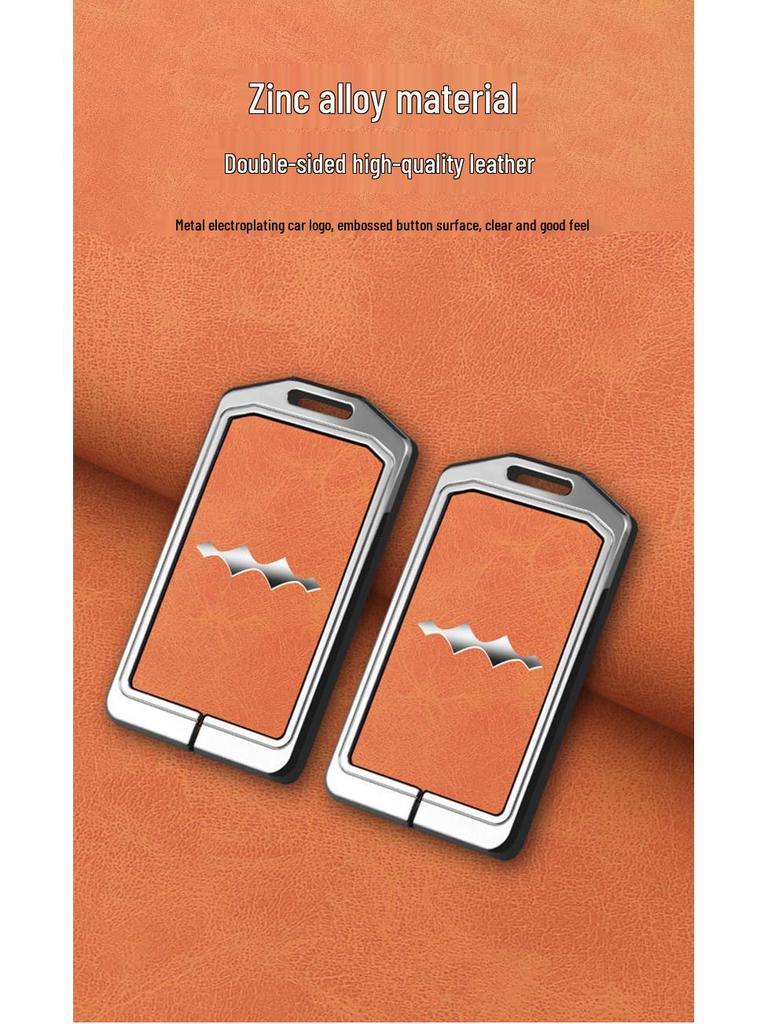 BYD Leopard 5 Card Key Case 2024 NFC Remote Control Zinc Alloy Shell Keychain
