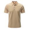 New Versatile Pure Cotton Sports Fitness Men'S Twill Polo Shirt, Business Casual Men'S Solid Color Short Sleeved T-Shirt