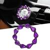 Bling Car Engine Start Button Cover Bling Interior Crystal Push Start Purple